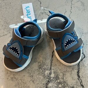Carters size 5 shark light up sandals